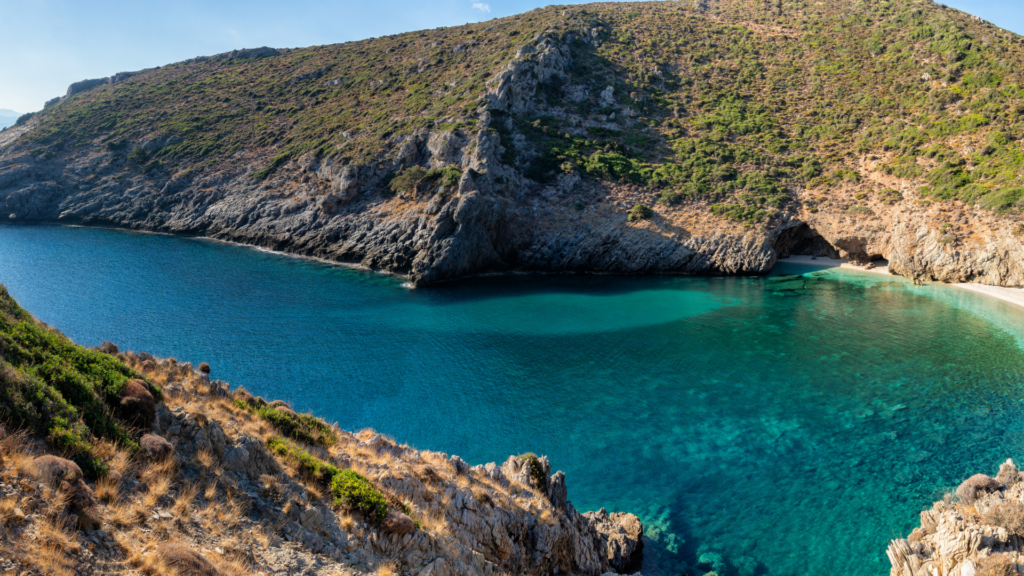 beach in evia greece