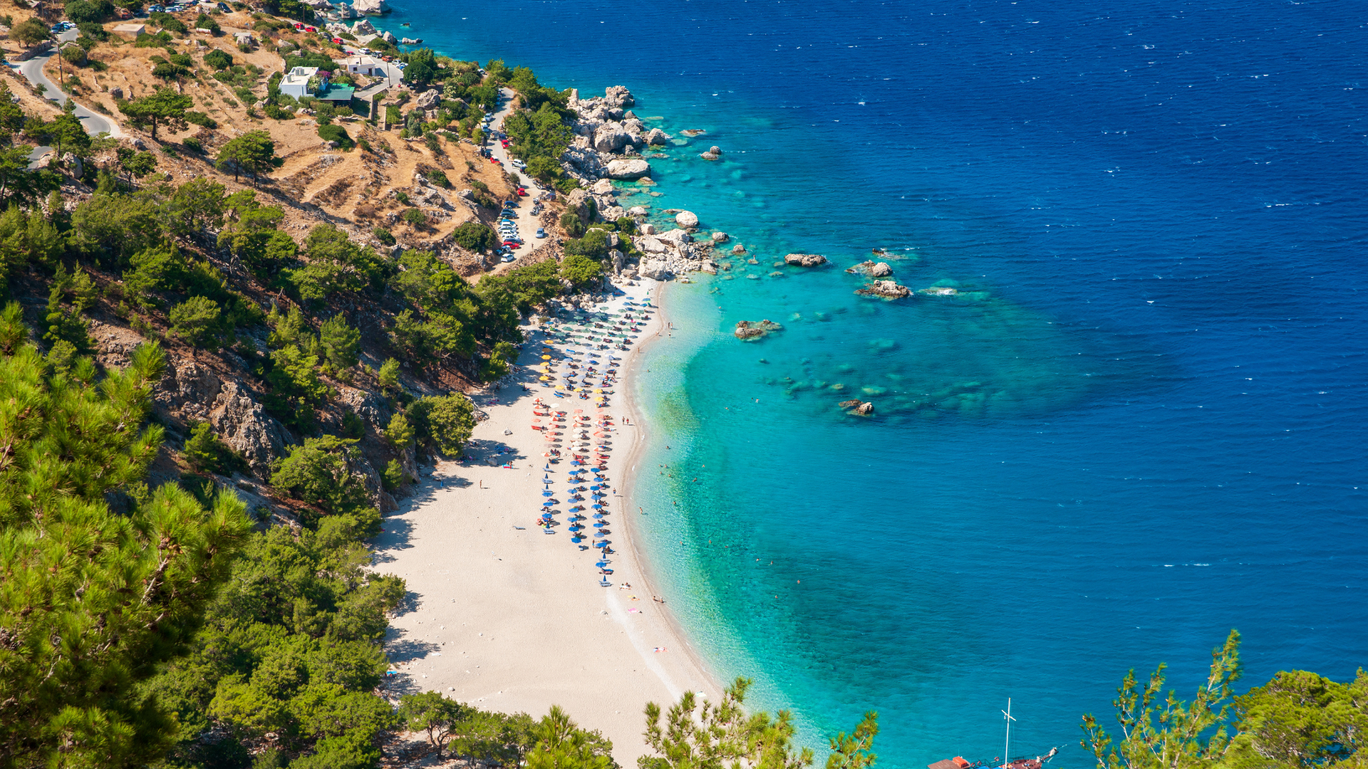beach in karpathos